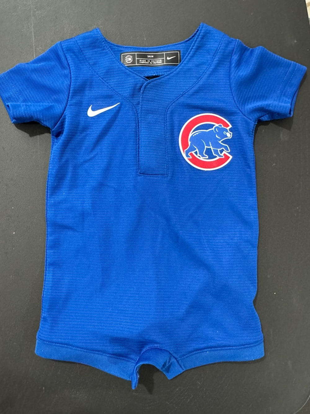 Nike Blue Chicago Cubs Infant One-Piece